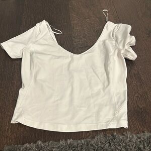 White Lululemon Top